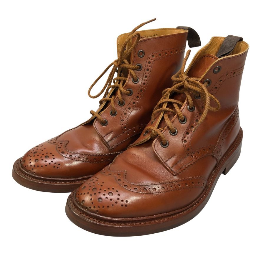 【Tricker's】トリッカーズ M5634 レザーブーツ カーフレザー ブラウン（茶系） サイズ 8.5 ラスト