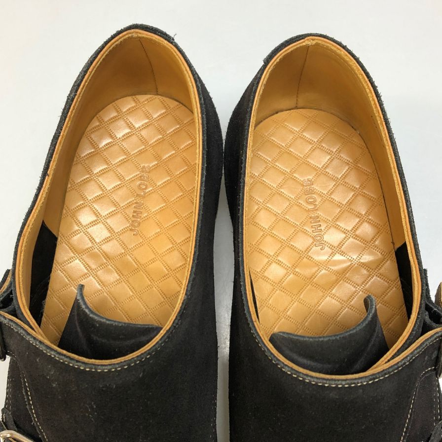 yamaD ジョンロブ ウィリアム 6ハーフ エンボス ダイナイトソール JOHN LOBB】ジョンロブ ウィリアム スエードシューズ スエード