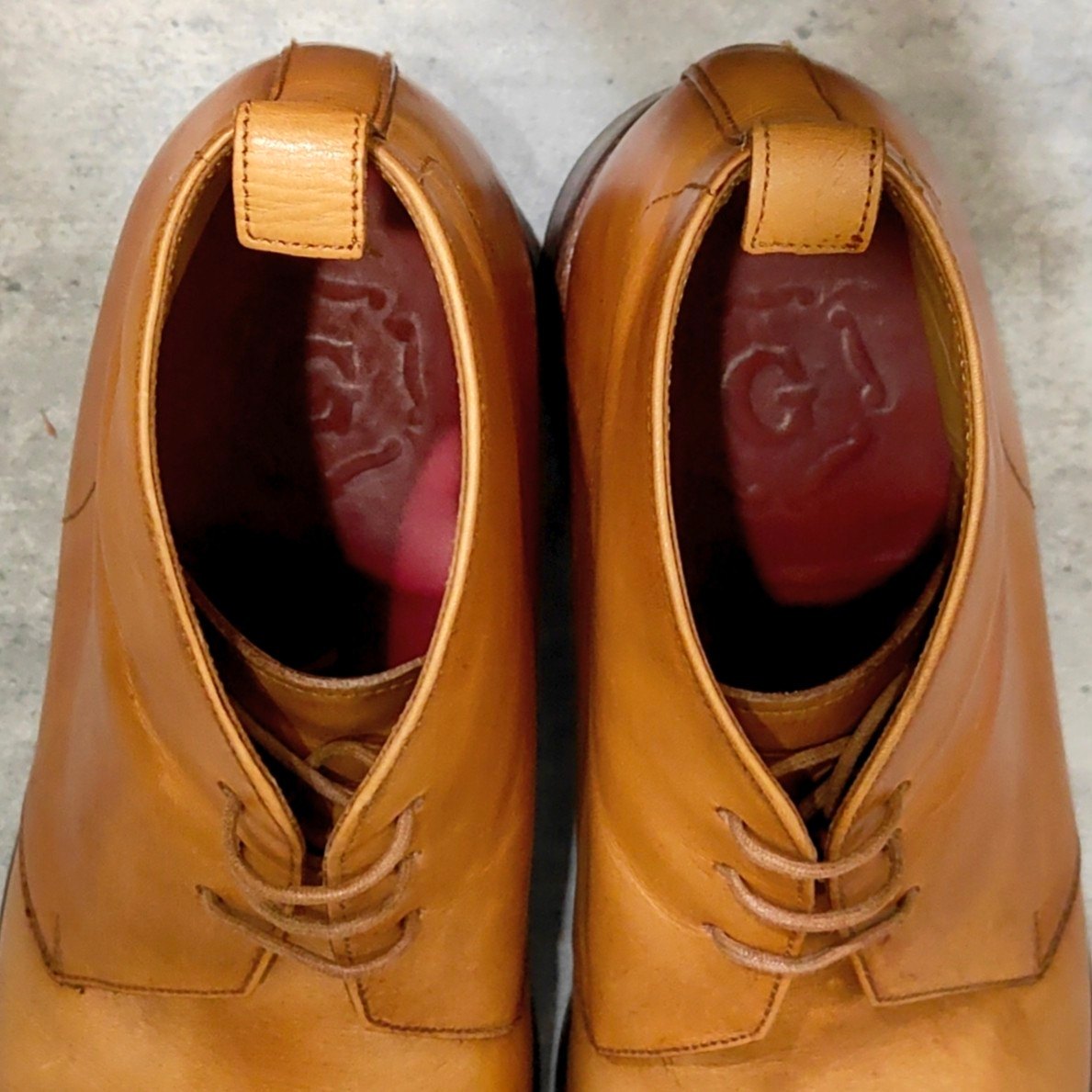 【GRENSON】グレンソン ウェンデル チャッカブーツ カーフ ブラウン サイズUK7.5G