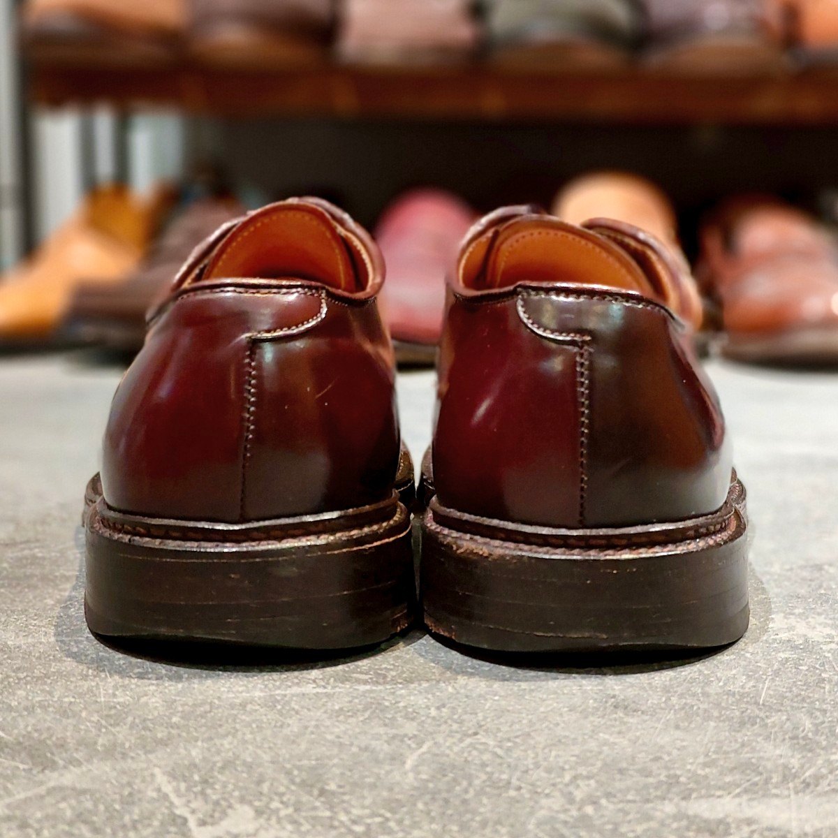美品 【ALDEN】オールデン オールデンショップ別注 990 プレーントゥ