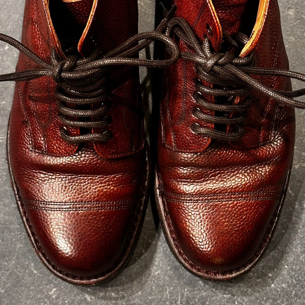 美品【JOSEPH CHEANEY】ジョセフチーニー ペナイン2 ギブソンブーツ グレインレザー ブラック サイズUK6