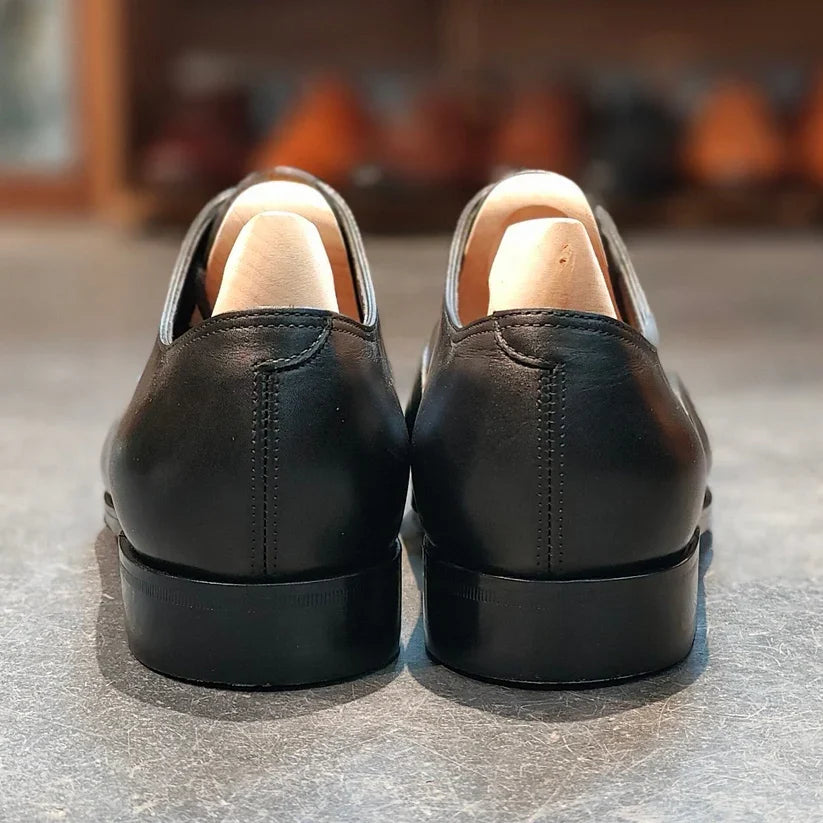 使用数回 【JOHN LOBB】ジョンロブ シティ2 ストレートチップ カーフ ブラック サイズUK6.5E 7000ラスト参考定価￥228,800-