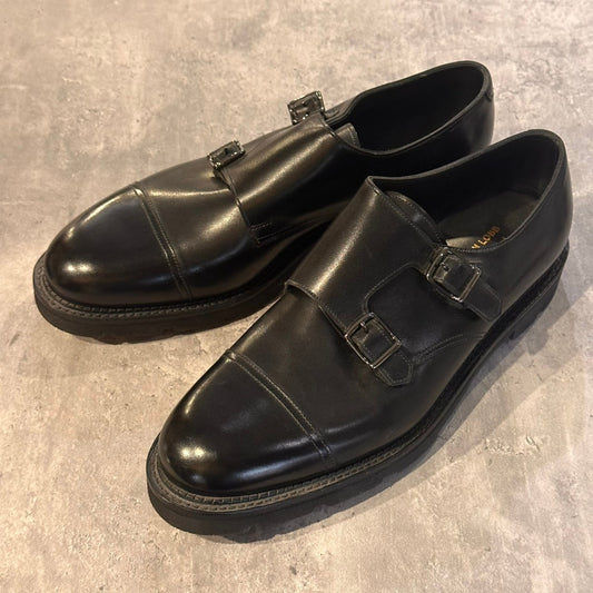 【オンライン限定】未使用品【JOHN LOBB】ジョンロブ ウィリアム ダブルモンク カーフ ブラック サイズUK7