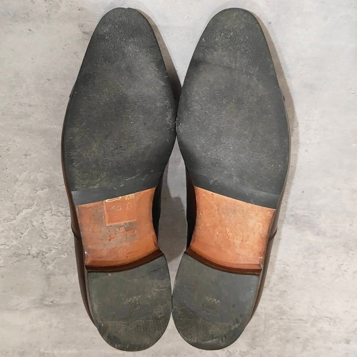【JOHN LOBB】ジョンロブ シティ2 ストレートチップ Rスタンプ カーフ ブラウン サイズUK11.5E 7000ラスト