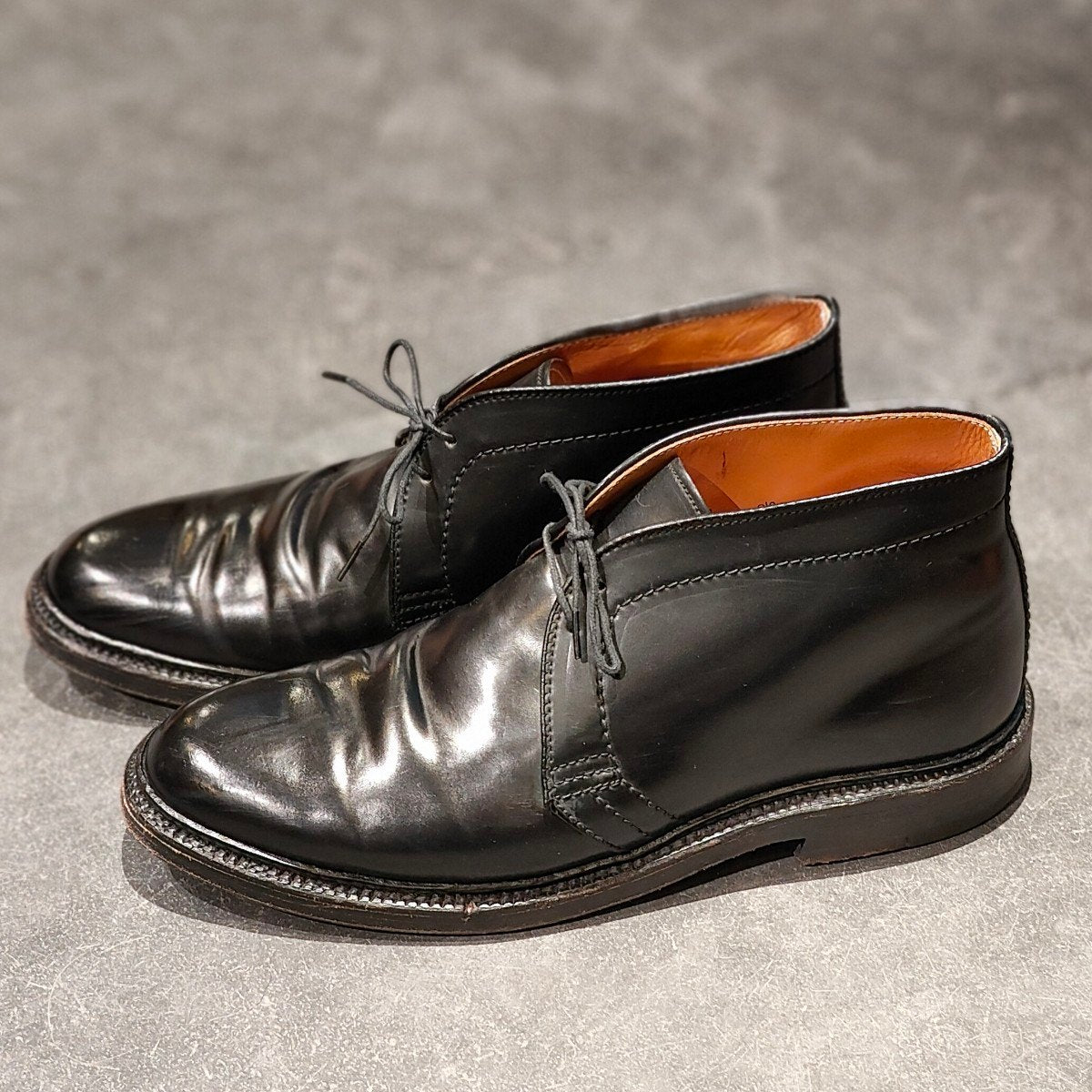 美品【ALDEN】オールデン チャッカブーツ 1340 コードバン ブラック サイズUS9E バリーラスト 参考定価￥225,500-