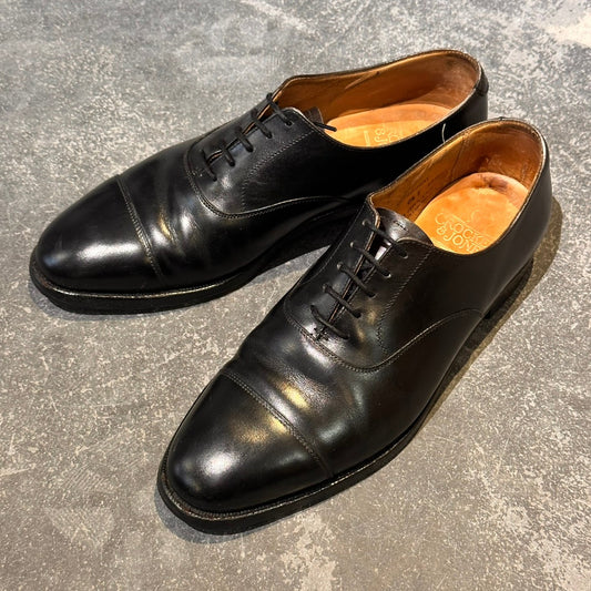 【CROCKETT&JONES】クロケット&ジョーンズ コノート カーフ ブラック サイズUK6.5F 236ラスト