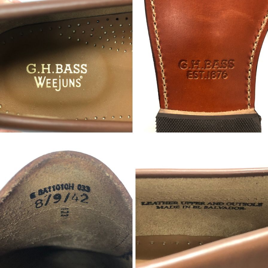 【G.H.Bass&Co.】ジーエイチバス  ローファー  ブラウン（茶系） サイズ 8 ラスト