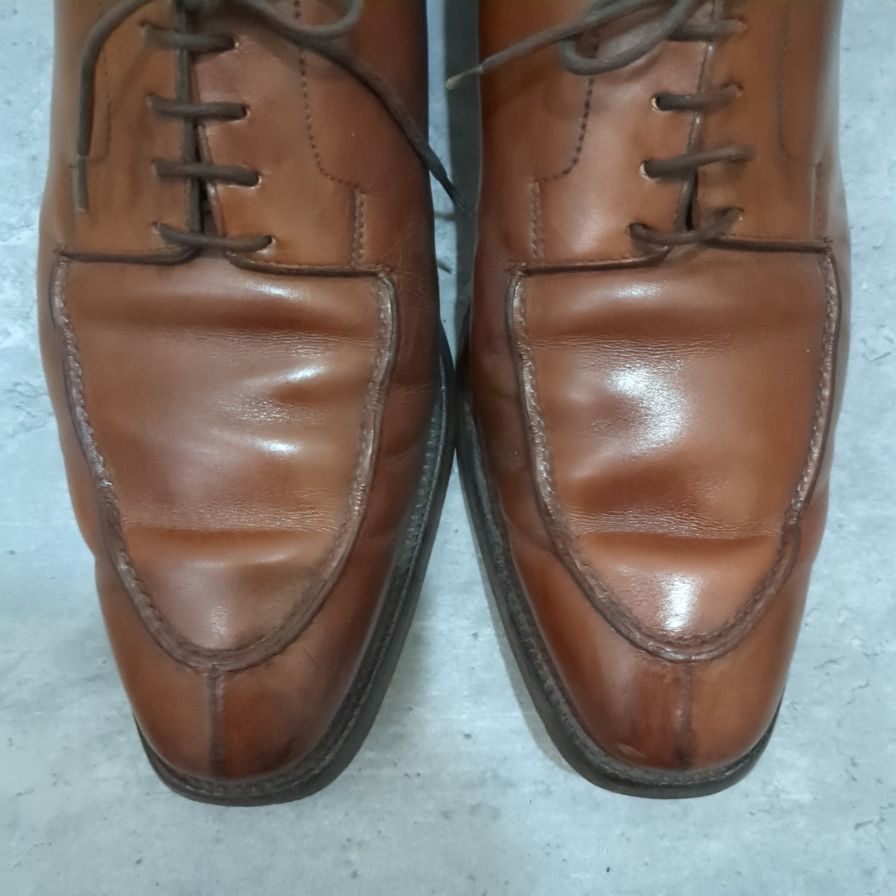 【CROCKETT&JONES】クロケット＆ジョーンズ ビチェスター Uチップ  カーフ ブラウン サイズUK7.5D