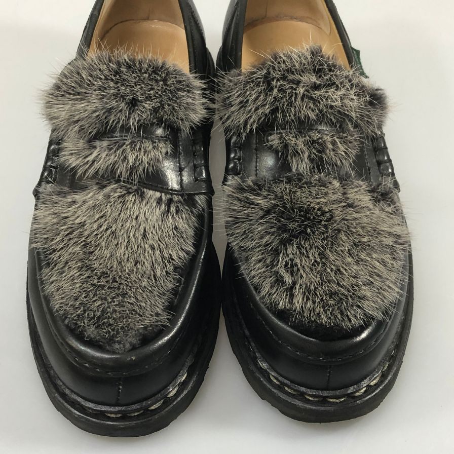 【PARABOOT】パラブーツ ランス ミンクファー F59687 ブラック メンズ  サイズ UK6