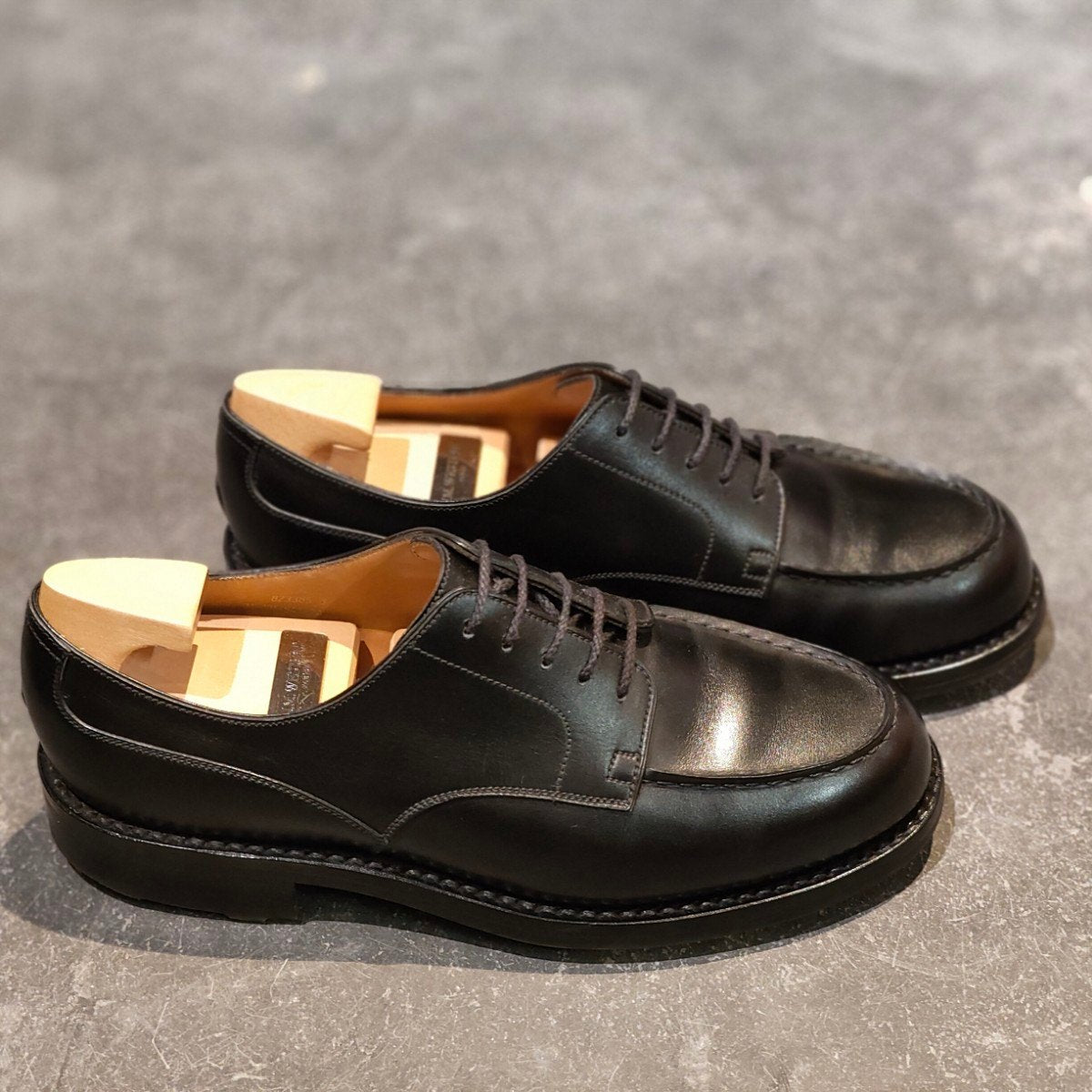 美品 【J.M.WESTON】ジェイエムウエストン 641 ゴルフ Uチップ ボックスカーフ ブラック サイズ UK5.5D 31ラスト 参考定価￥187,000-