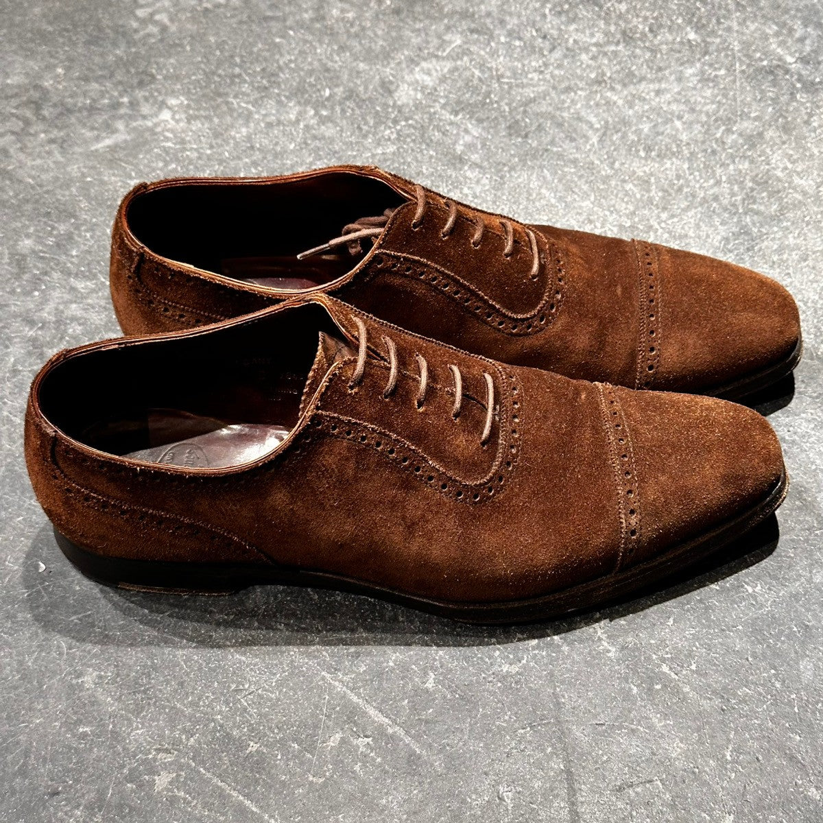 【Crockett&Jones】クロケット&ジョーンズ アルバニー アデレード スエード ブラウン サイズUK8D 395ラスト