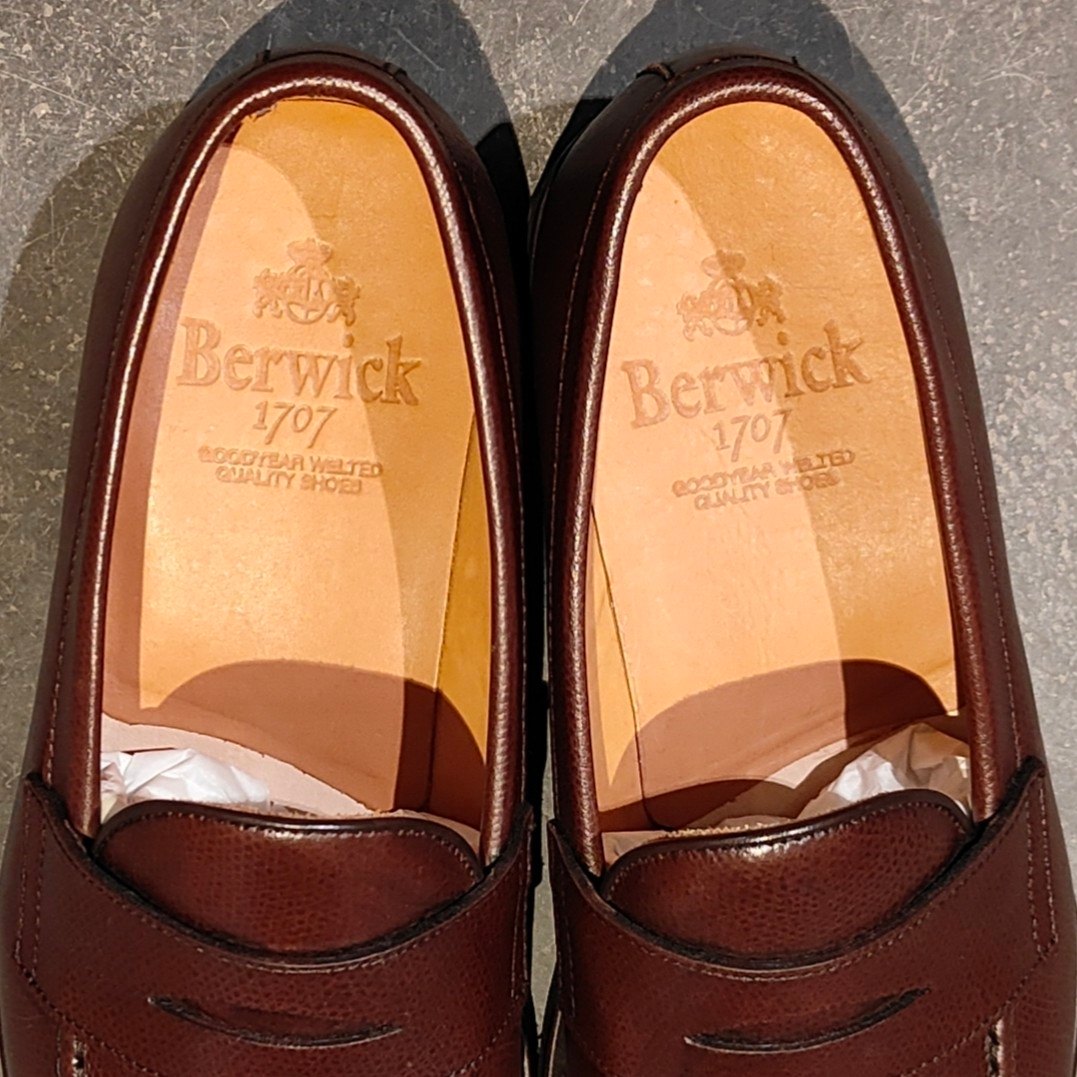 使用数回【Berwick】バーウィック 5260 ローファー グレインレザー