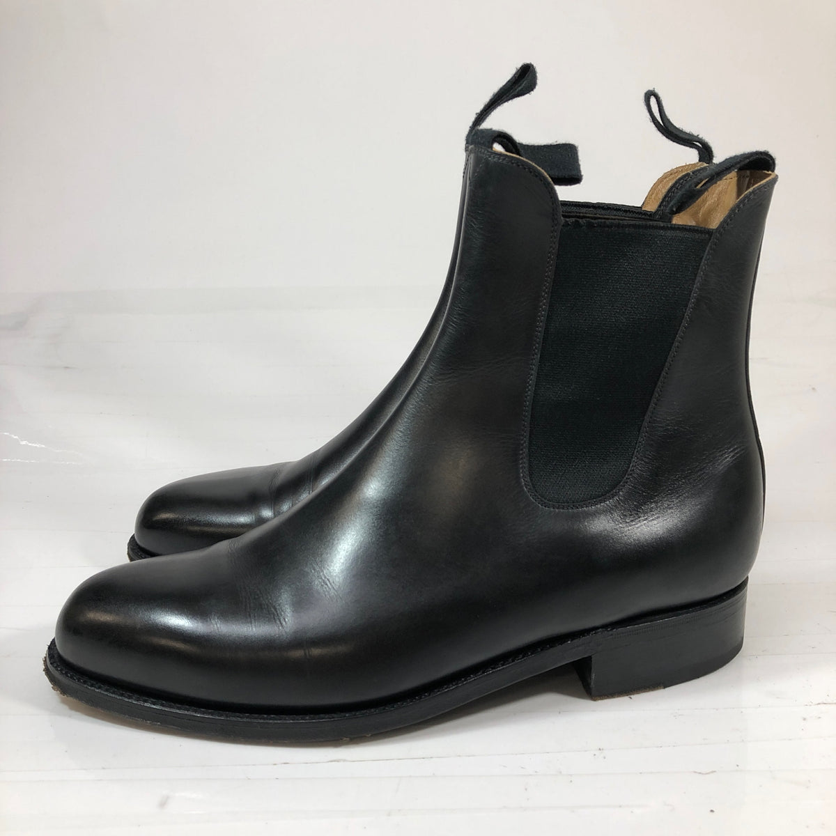 【J.M.WESTON】ジェイエムウエストン レザーシューズ サイドゴアブーツ チェルシーブーツ 705 ブラック サイズ7D メンズ J.M.WESTON