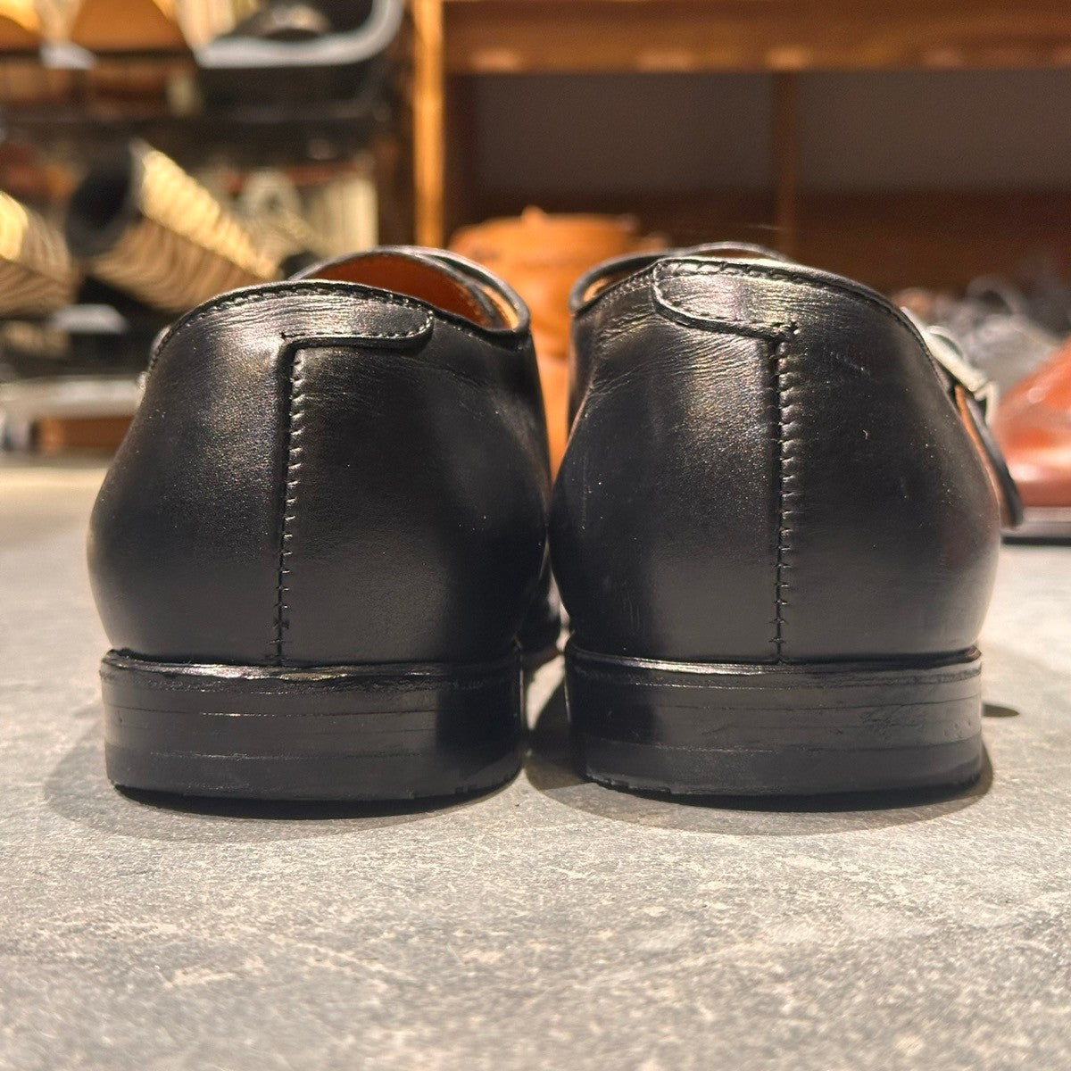 【ALDEN】オールデン N1408L シングルモンク レディカーフ ブラック サイズUS9D ミリタリーラスト