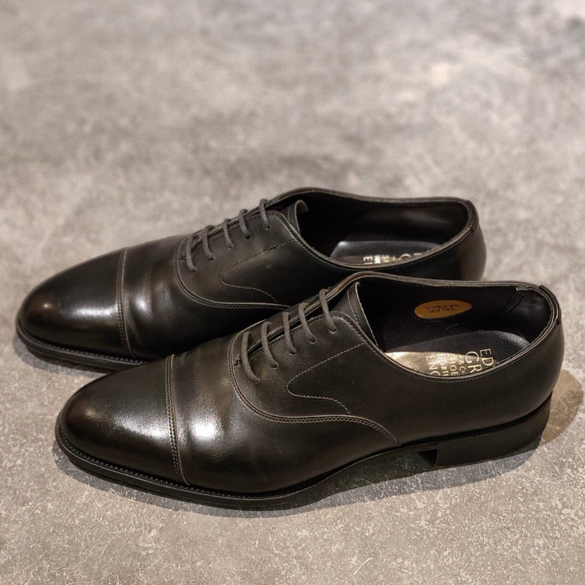 【極美品】　エドワードグリーン　UK7.5D 極美品 【EDWARD GREEN】エドワードグリーン チェルシー ストレート