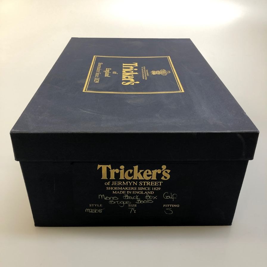 【Tricker's】トリッカーズ M2508 ブーツ カーフ ブラック メンズ サイズ7.5