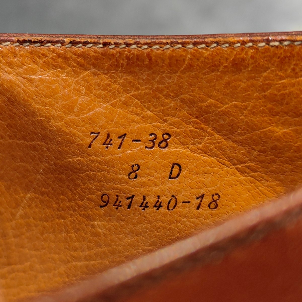 希少 【J.M.WESTON】ジェイエムウエストン 741 ゴルフブーツ  Uチップ カーフ ブラウン サイズUK8D 38ラスト