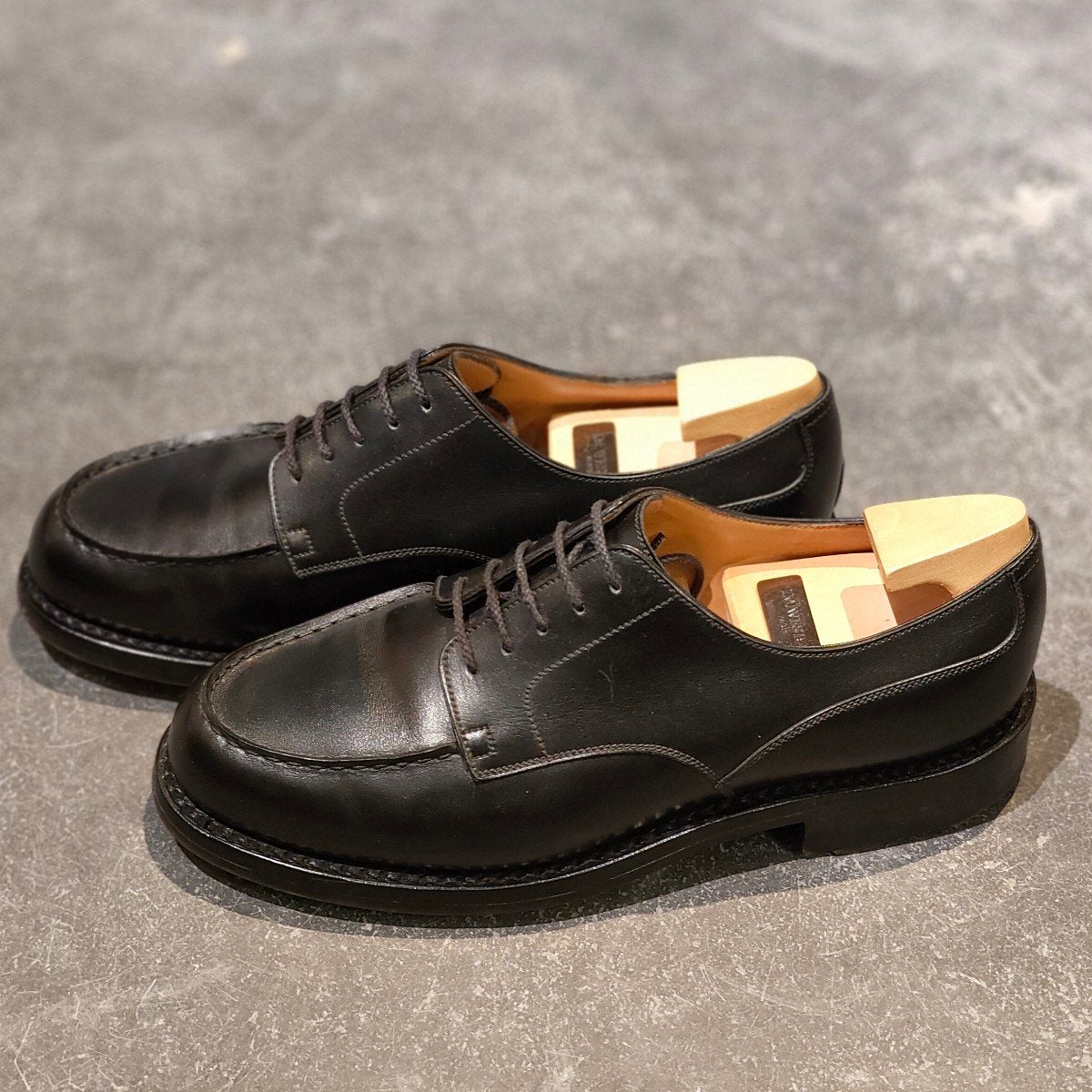 美品 【J.M.WESTON】ジェイエムウエストン 641 ゴルフ Uチップ ボックスカーフ ブラック サイズ UK5.5D 31ラスト 参考定価￥187,000-