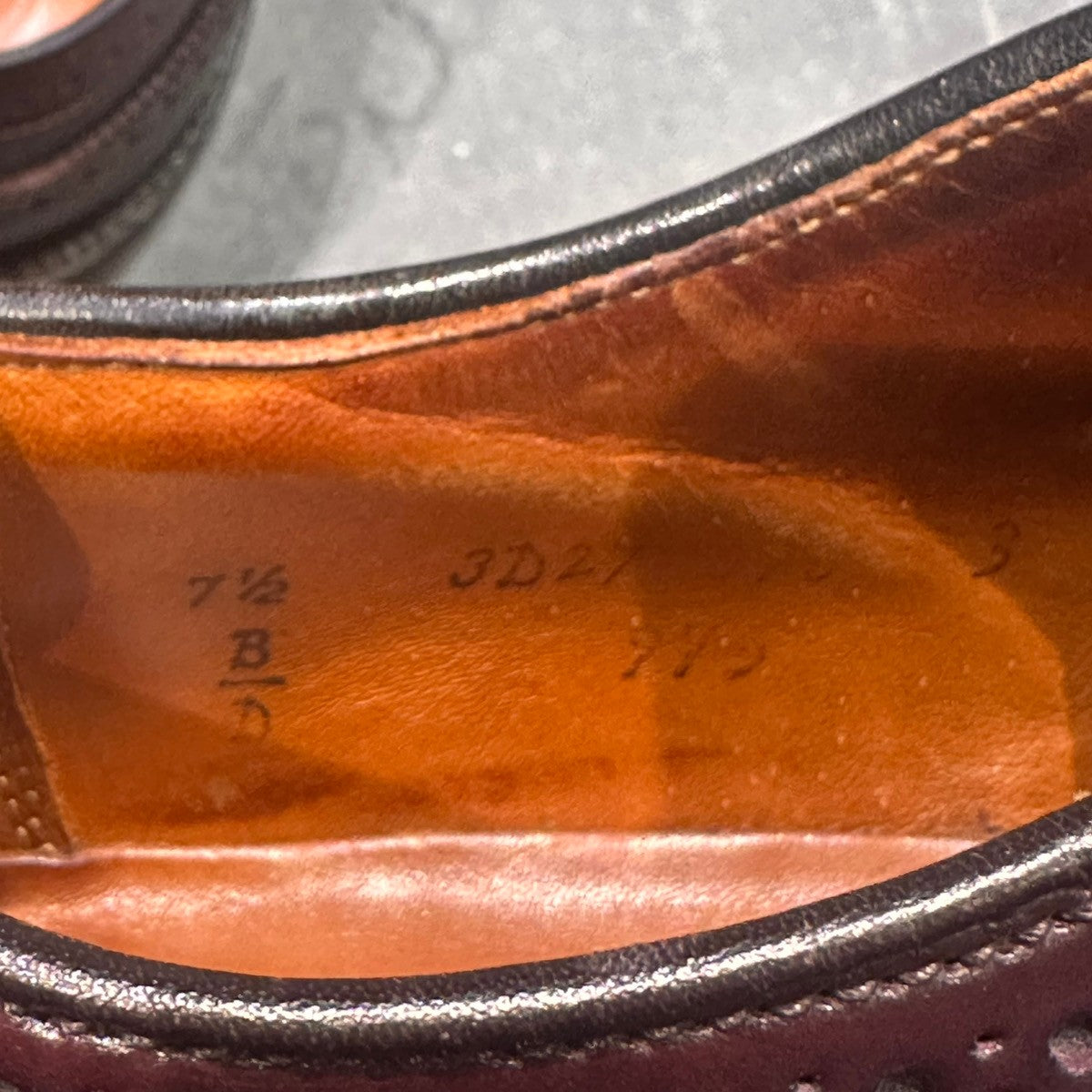 【ALDEN】オールデン 975 LWB ウイングチップ コードバン ダークバーガンディ サイズUS7.5D バリーラスト