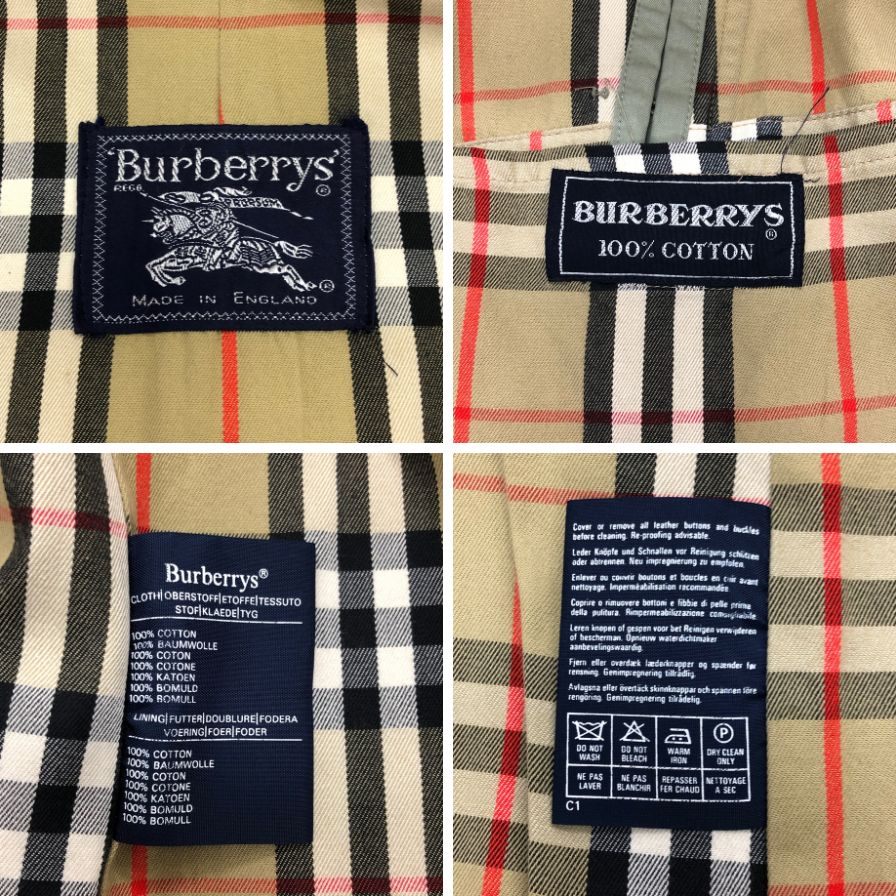 【Burberry】バーバリー バルカラーコート  サイズ