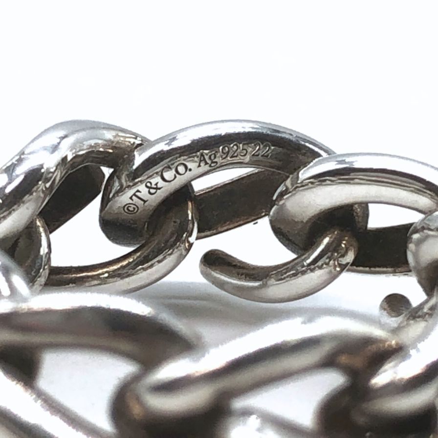ティファニー リング フォージリンク シルバー 925 メンズ 約15号 Tiffany&Co.【LA】