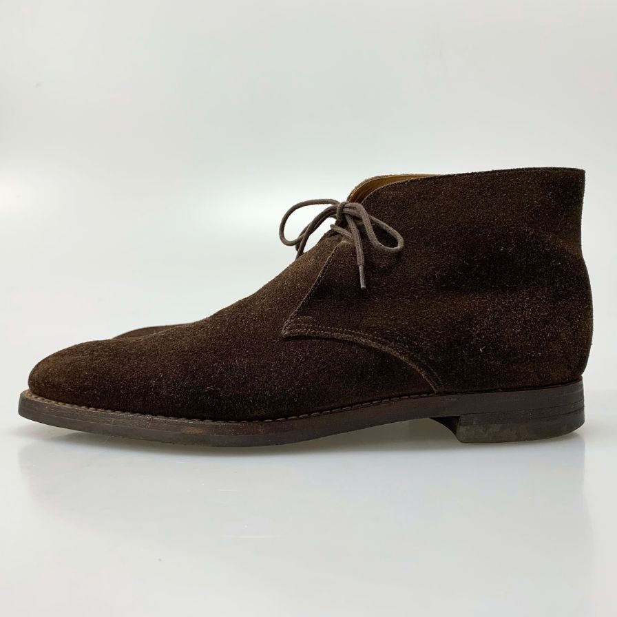 【Crockett & Jones】クロケット&ジョーンズ  ブーツ スエード ブラウン（茶系） サイズ 6.5E ラスト