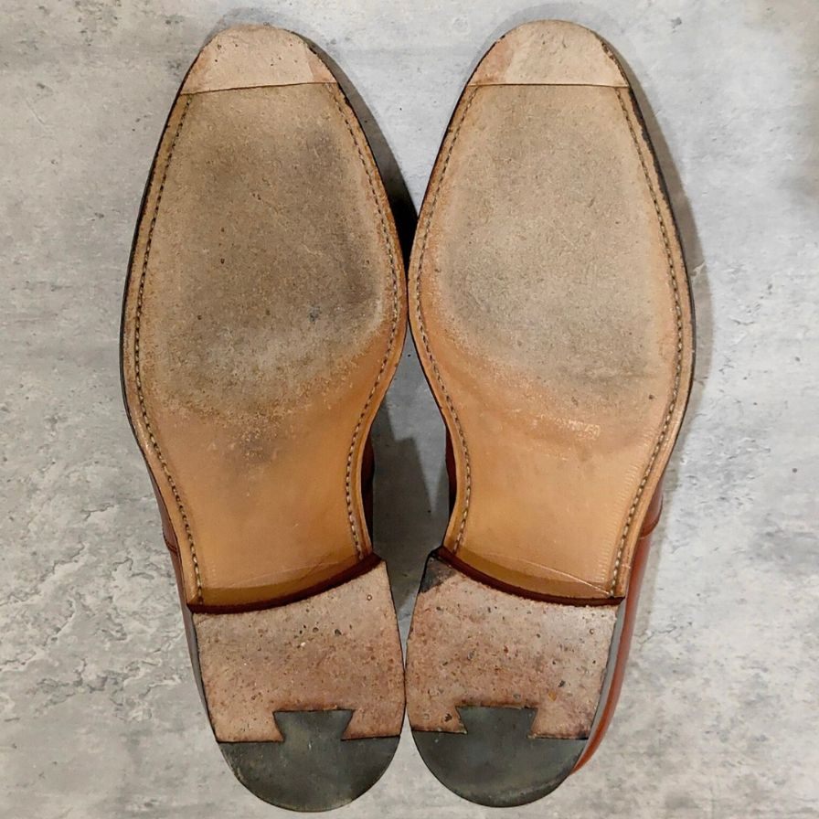 【Lloyd Footwear】ロイドフットウェア M3264M パンチドキャップトゥ カーフ ブラウン サイズUK7