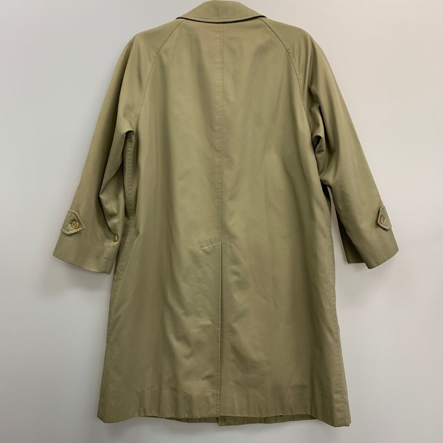 【Burberry】バーバリー バルカラーコート 旧タグ ライナー付き カーキ メンズ サイズ160