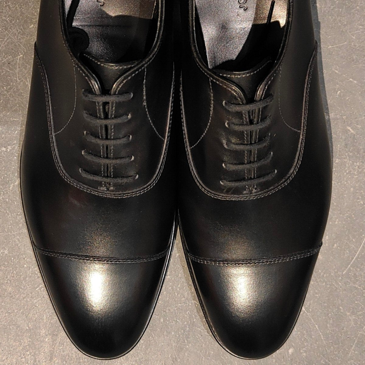 新品未使用【JOHN LOBB】ジョンロブ シティ2 ストレートチップ カーフ ブラック サイズUK6.5E 7000ラスト参考定価￥240,900-