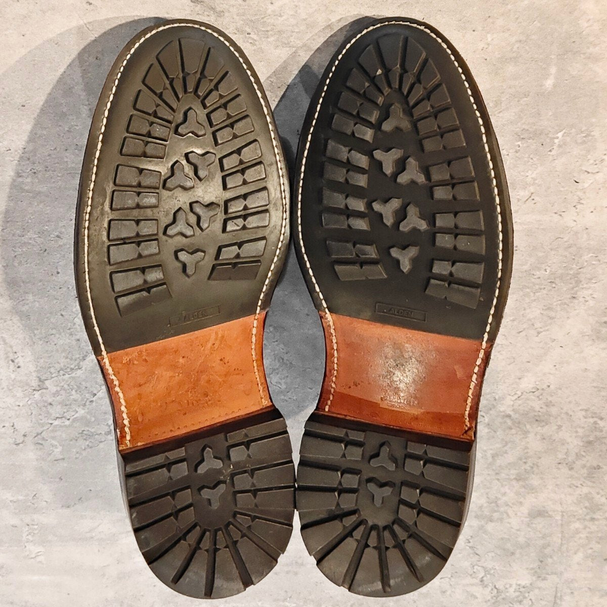 希少 美品【ALDEN】オールデン 990C プレーントゥ コードバン ダークバーガンディ サイズ US7.5E バリーラスト 参考定価 ALDEN990￥236,500-