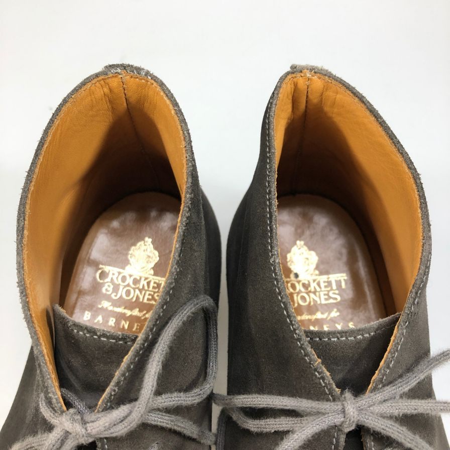 【Crockett & Jones】クロケット＆ジョーンズ  スエードシューズ スエード グレー（灰色） サイズ 6 ラスト