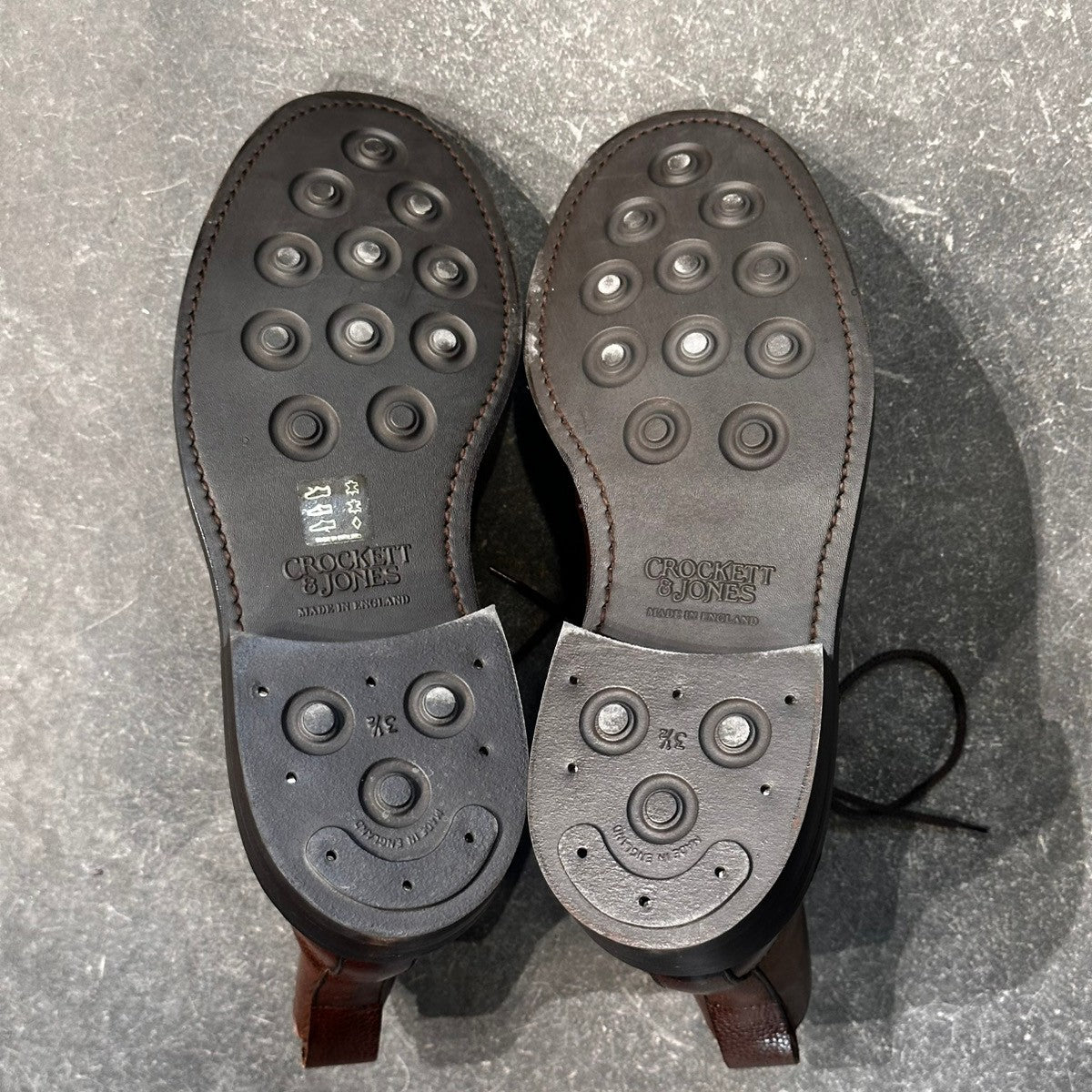 未使用品【クロケット&ジョーンズ】クロケット&ジョーンズ アイラ ブーツ ウイングチップ グレインレザー ブラウン サイズUK7.5E 365ラスト