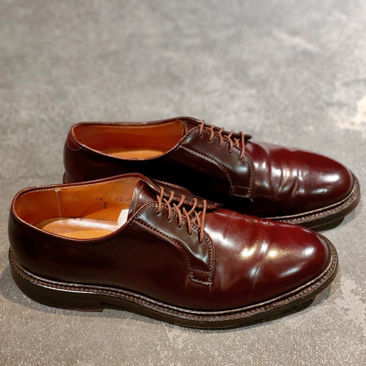 美品 【ALDEN】オールデン オールデンショップ別注 990 プレーントゥ