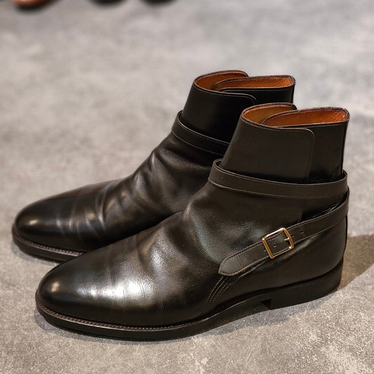 希少 美品【JOHNLOBB】ジョンロブ JODHPUR ジョッパーブーツ カーフ 希少 美品【JOHNLOBB】ジョンロブ JODHPUR ジョッパーブーツ カーフ