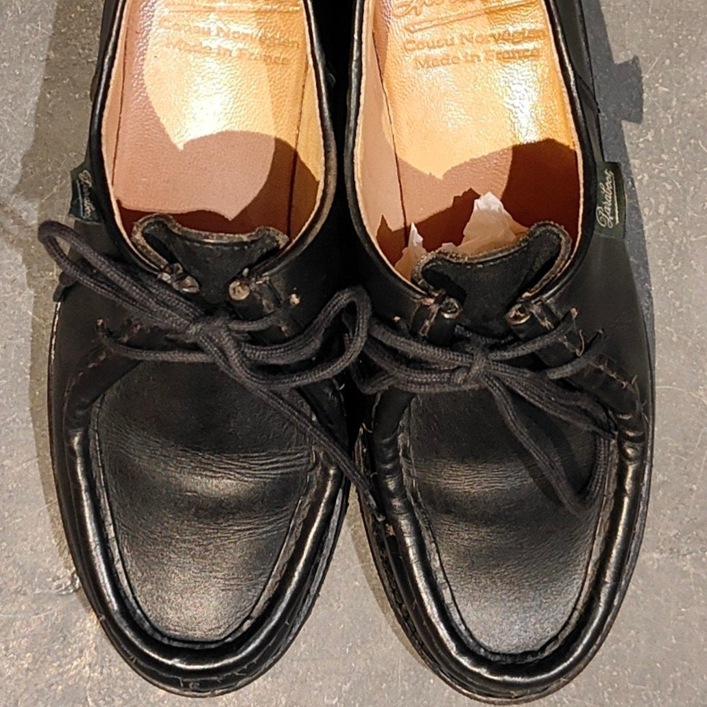 美品【Paraboot】パラブーツ ミカエル チロリアン リスレザー ブラック レディース サイズUK3