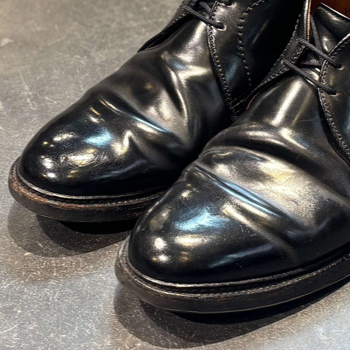 【ALDEN】オールデン チャッカブーツ 1340 コードバン ブラック サイズUS8.5D バリーラスト 参考定価 ￥216,700-