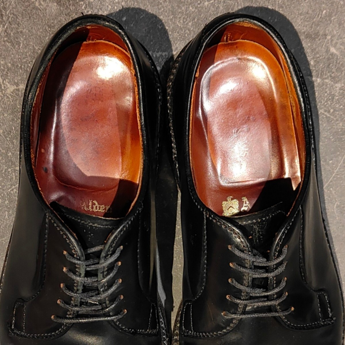 【ALDEN】オールデン 9901 プレーントゥ コードバン ブラック サイズ US7.5D バリーラスト 参考定価￥220,000-