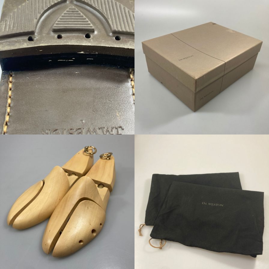【J.M.Weston】ジェイエムウエストン  サイド ゴア ブーツ チェルシー メンズ  ブラウン サイズ 8ハーフ 610