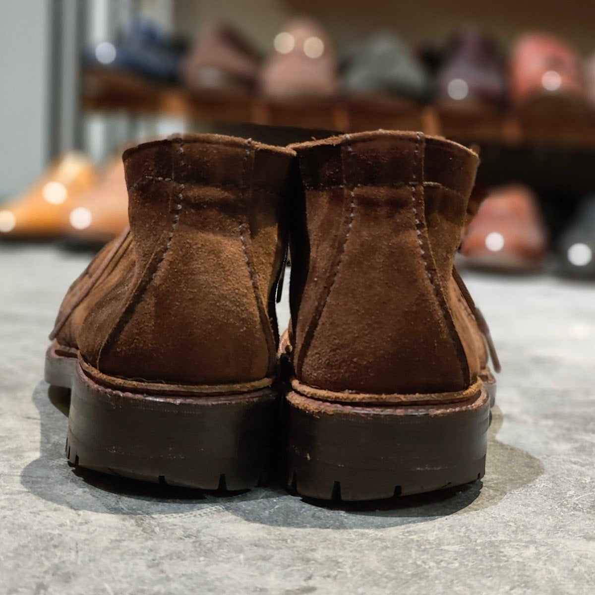 【ALDEN】オールデン 1492 チャッカブーツ アンラインド スエード ダークブラウン サイズUS9D レイドンラスト