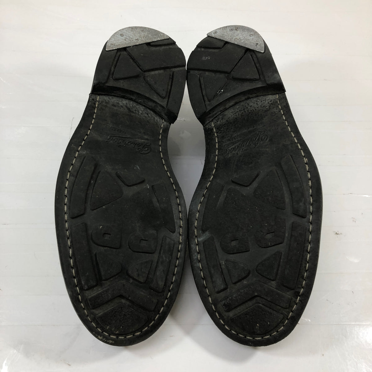 【Paraboot】パラブーツ レザーシューズ フォトン サイドエラ ブラック サイズUK6.5 メンズ