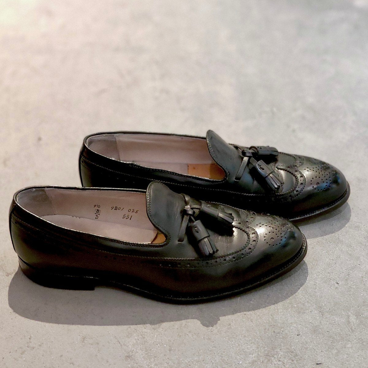 【超美品】 Alden オールデン タッセル ローファー ロングウィング 8D ブランド 経堂) ALDEN オールデン コードバン UA別注 ロングウイング