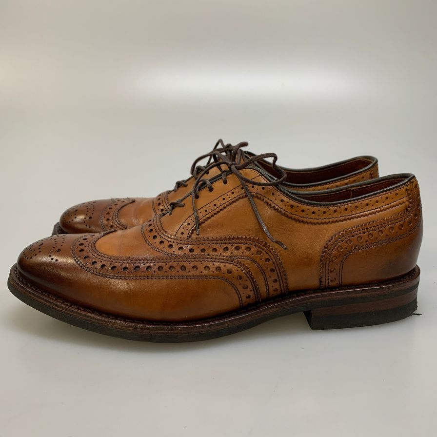 【Allen Edmonds】アレンエドモンズ レザーシューズ マカリスター ウイングチップ カーフ ブラウン サイズUS7.5 メンズ McAllister