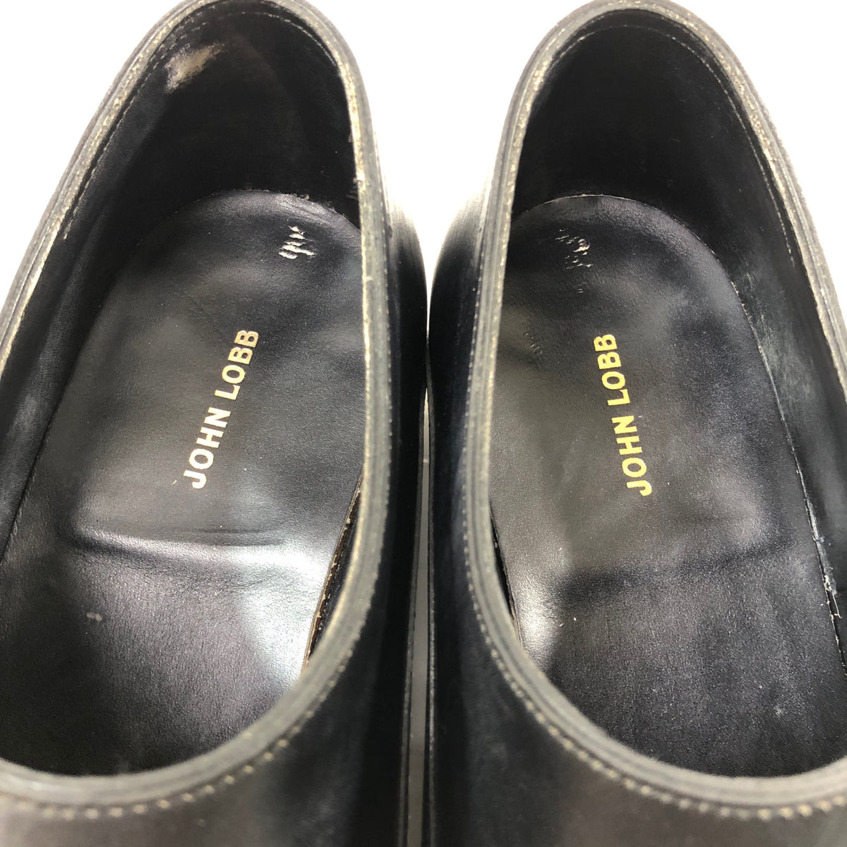 【JOHN LOBB】ジョンロブ レザーシューズ チャペル カーフ ダブルモンク 8000ラスト サイズ6.5E メンズ ブラック CHAPEL