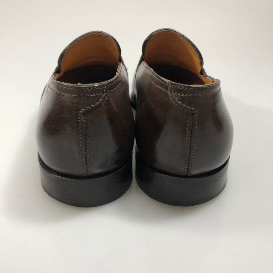 【JOHN LOBB】ジョンロブ ローファー フルストラップ フェンコート 4098ラスト レザー メンズ ブラウン サイズ6.5E