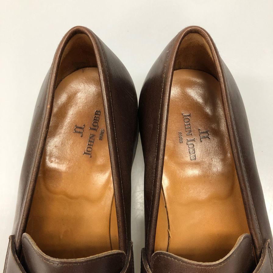 【JOHN LOBB】ジョンロブ 315 ローファー カーフ ブラウン サイズ 6E ラスト
