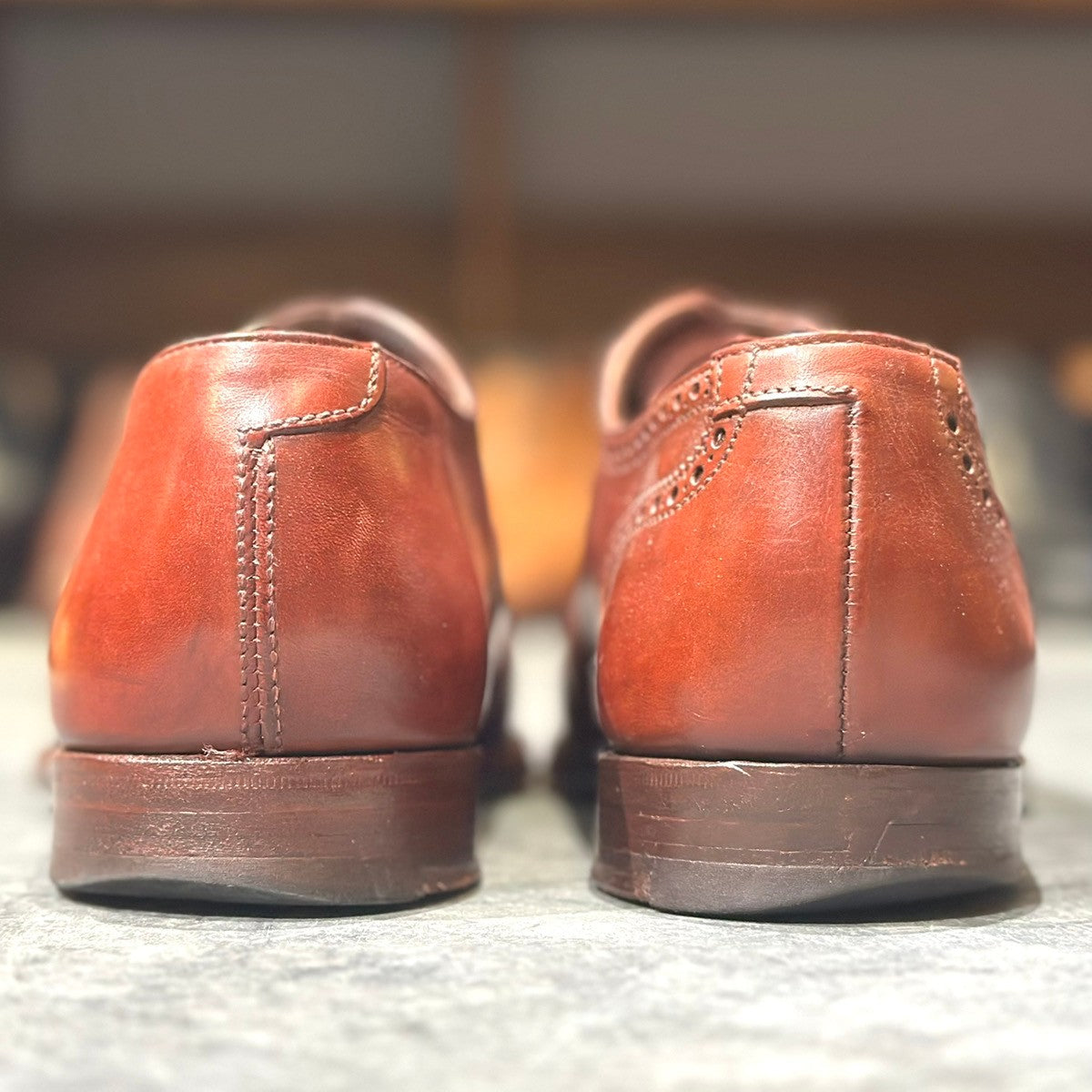 美品【Crockett&Jones】クロケット&ジョーンズ アルバニー アデレード カーフ ブラウンサイズUK6D