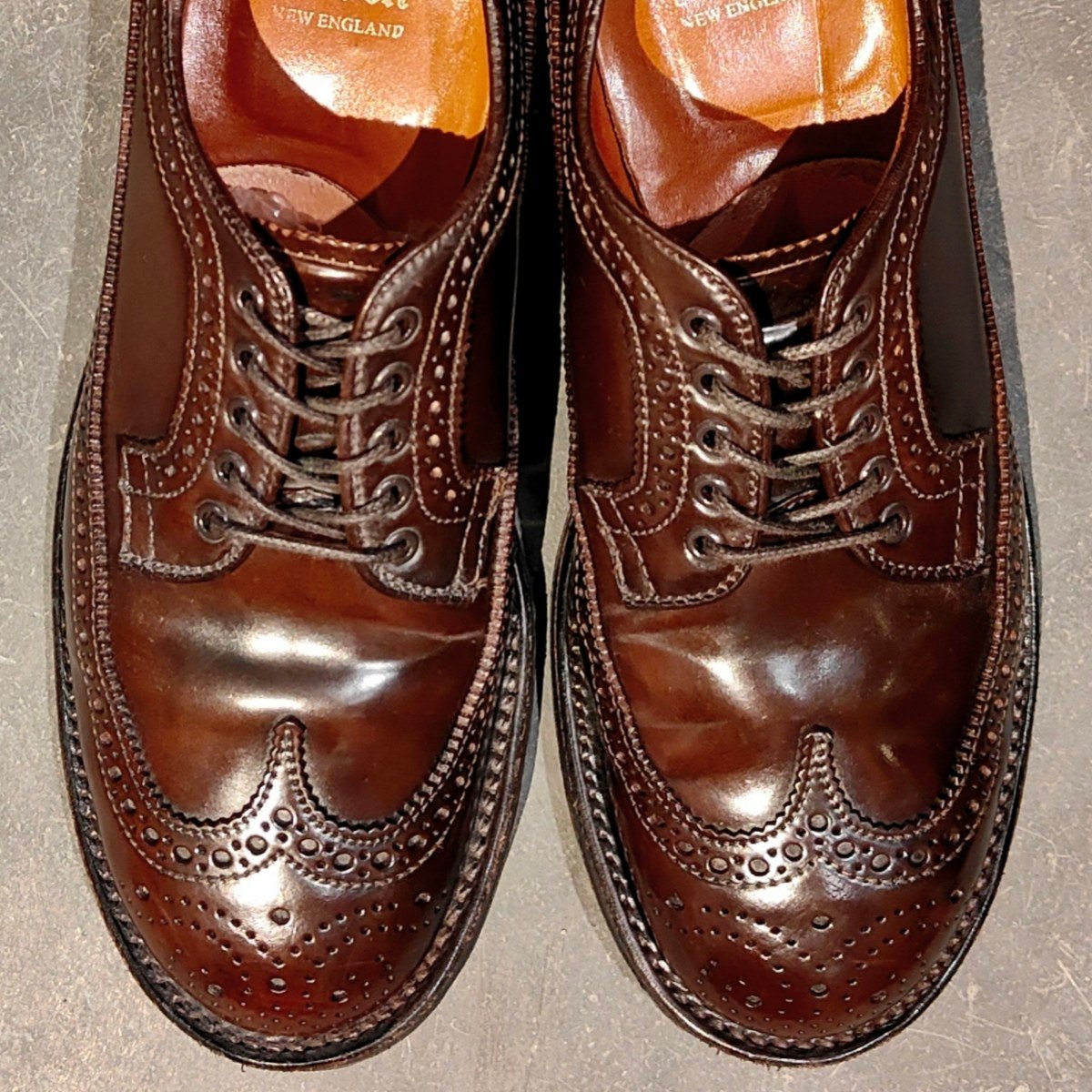 希少 美品 【ALDEN】オールデン×ラコタハウス N9502C LWB コードバン シガー サイズ US6.5D ミリタリーラスト