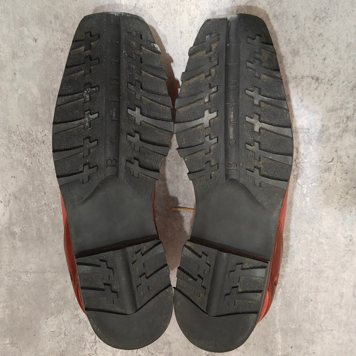 【BERLUTI】ベルルッティ ウルテマ スクエアトゥ ホールカット グレインレザー レッド  サイズUK6.5