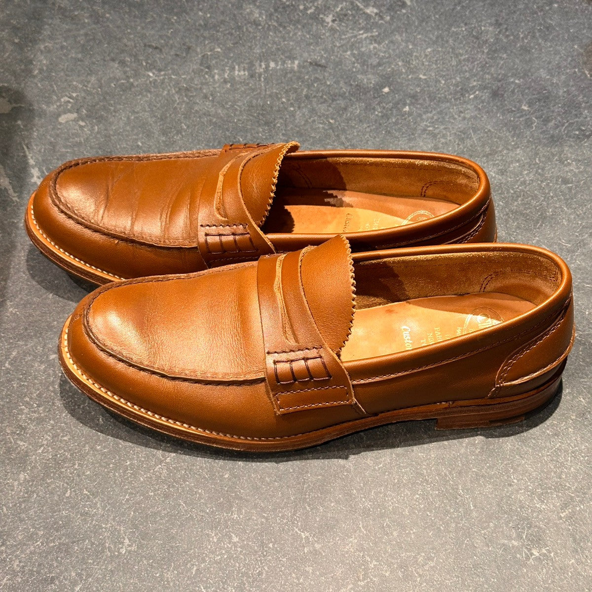 【Church's】チャーチ ペンブリー コインローファー アンラインド カーフ ブラウン サイズUK8.5 126ラスト