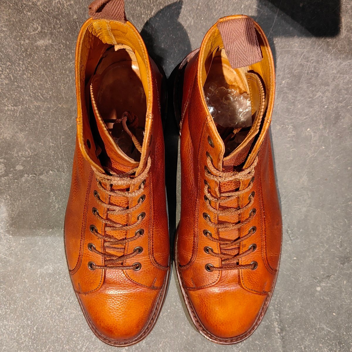 【Tricker's】トリッカーズ 6072 イーサン モンキーブーツ グレインレザー ブラウン サイズUK8.5 5402Rラスト